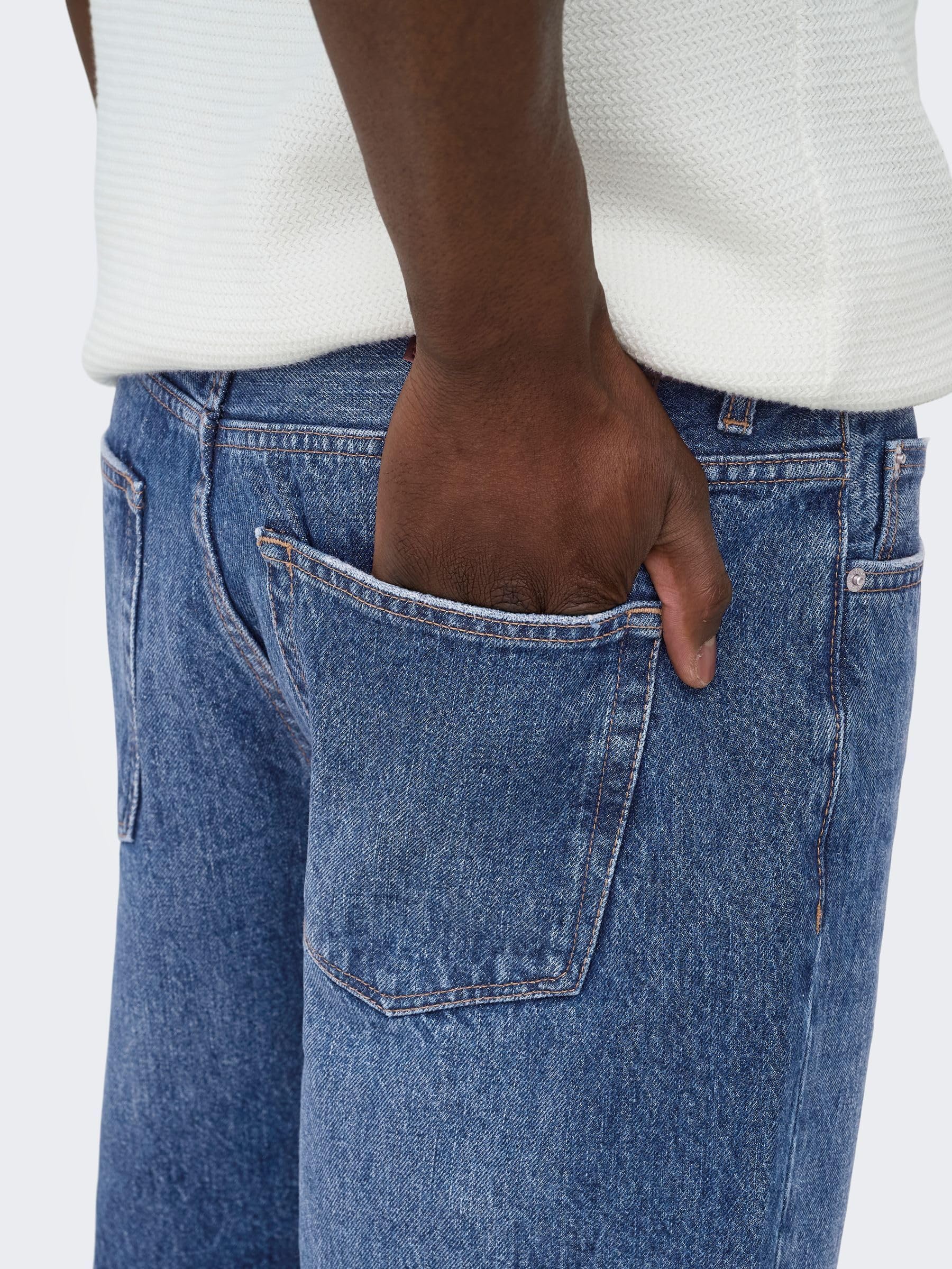 ONLY & SONS Onsedge 3223 Tai pantaloncini denim taglia M