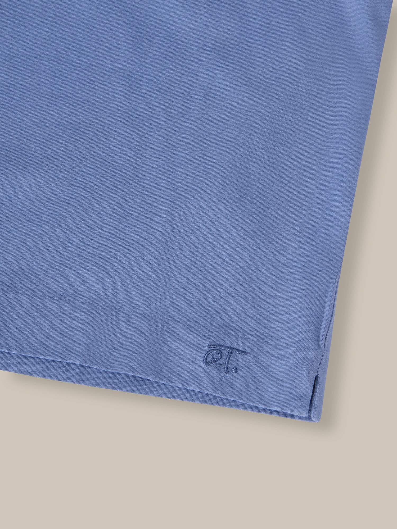 Robert Talbott Dean T-Shirt Cotone Blu L