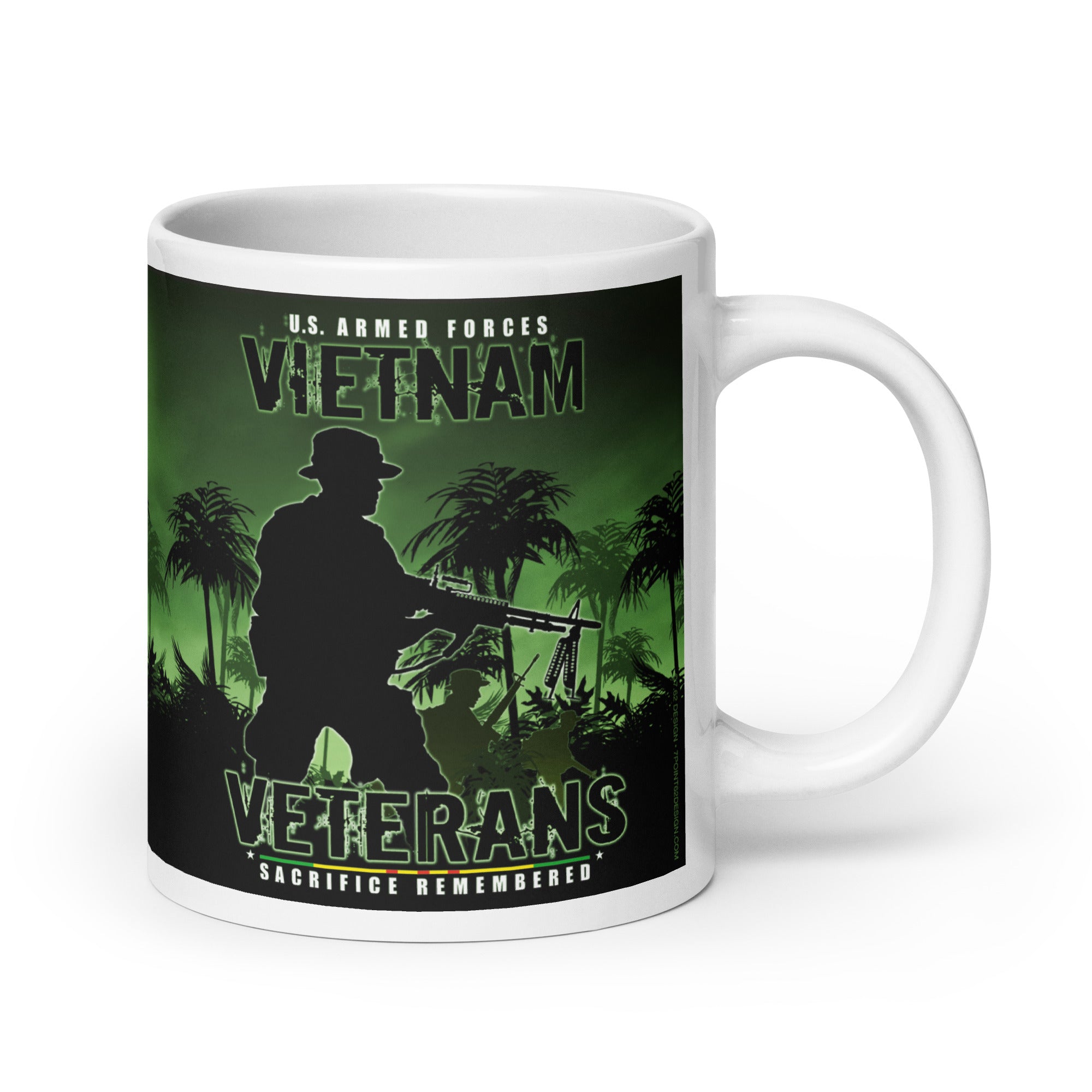 7.62 Design Vietnam Vets Tazza Ceramica 591 ml Bianca