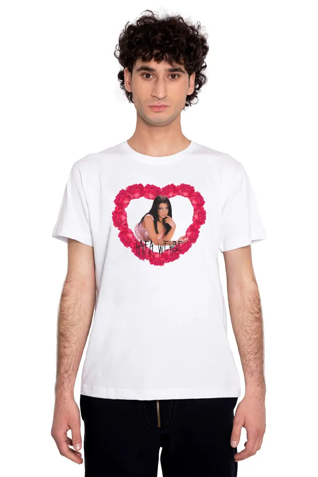 TRASHY CLOTHING ILY Haifa T-Shirt maglietta bianca cotone