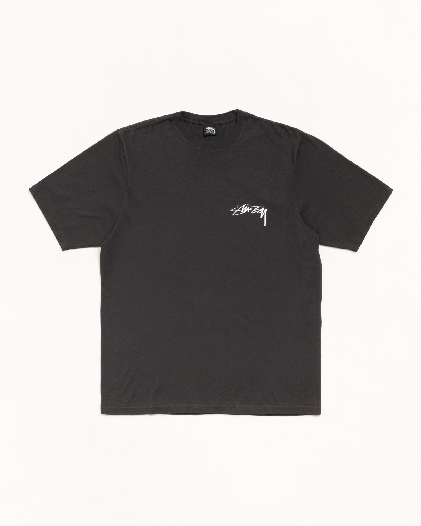 Stussy Skate Stack Tee maglietta faded black cotone