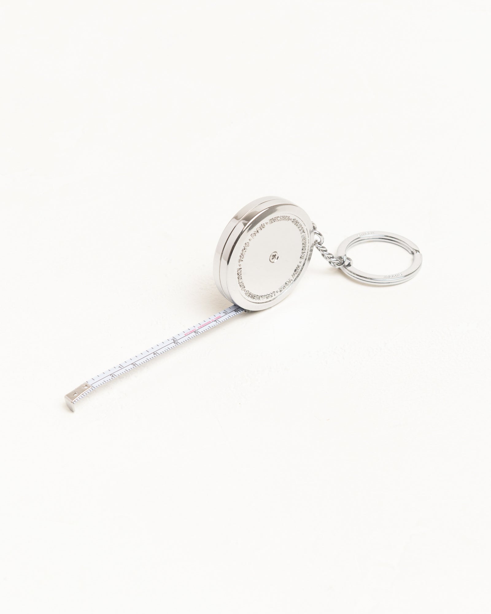 Stussy Measuring Tape portachiavi acciaio Black 200 cm