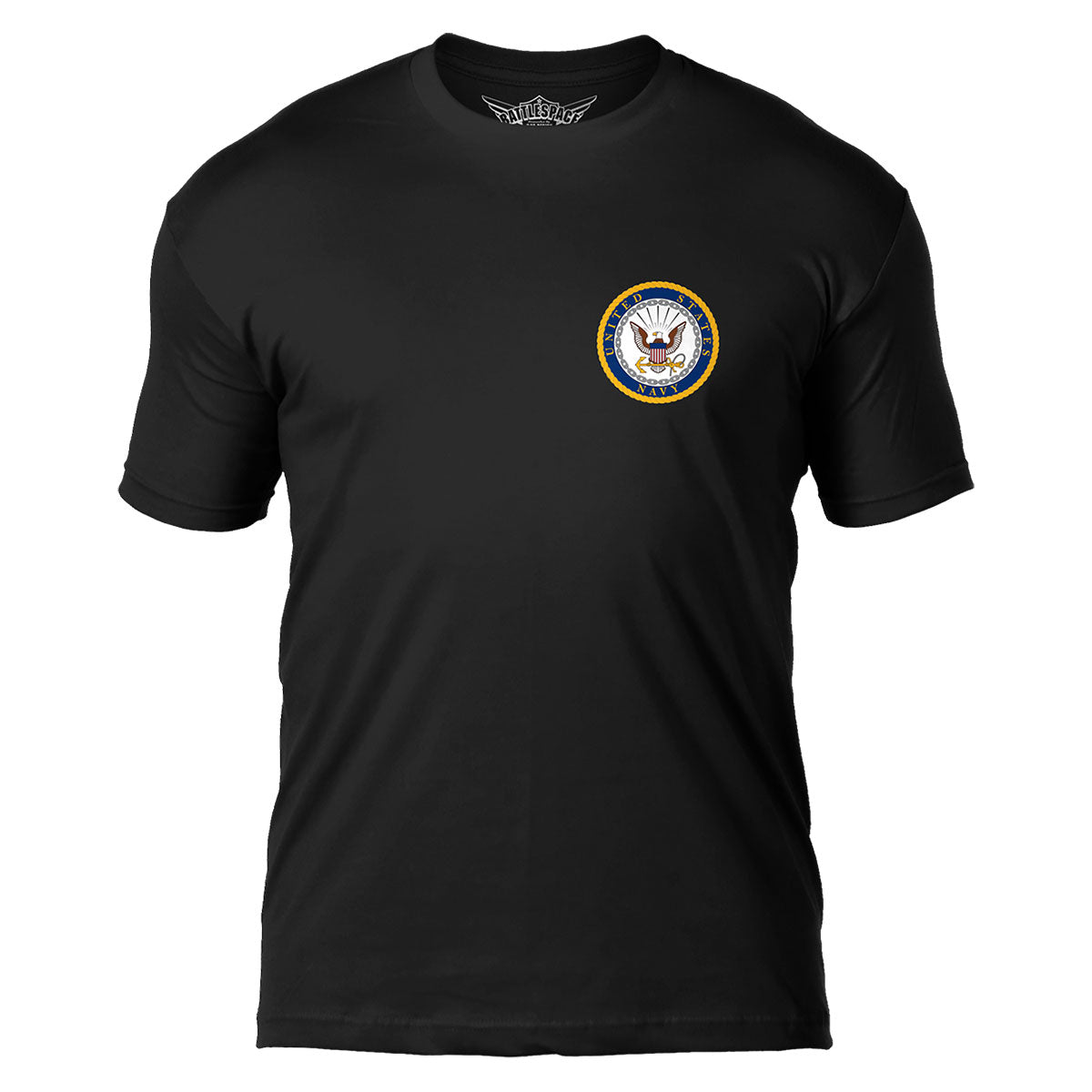 7.62 Design Sea Power T-Shirt Uomo Nera Cotone Taglia L