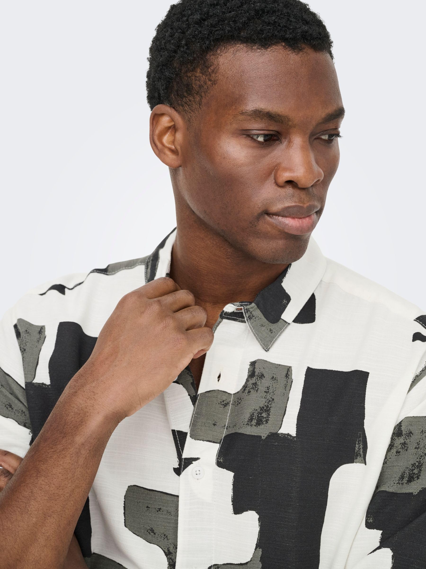 Only & Sons Onsharvi camicia uomo manica lunga