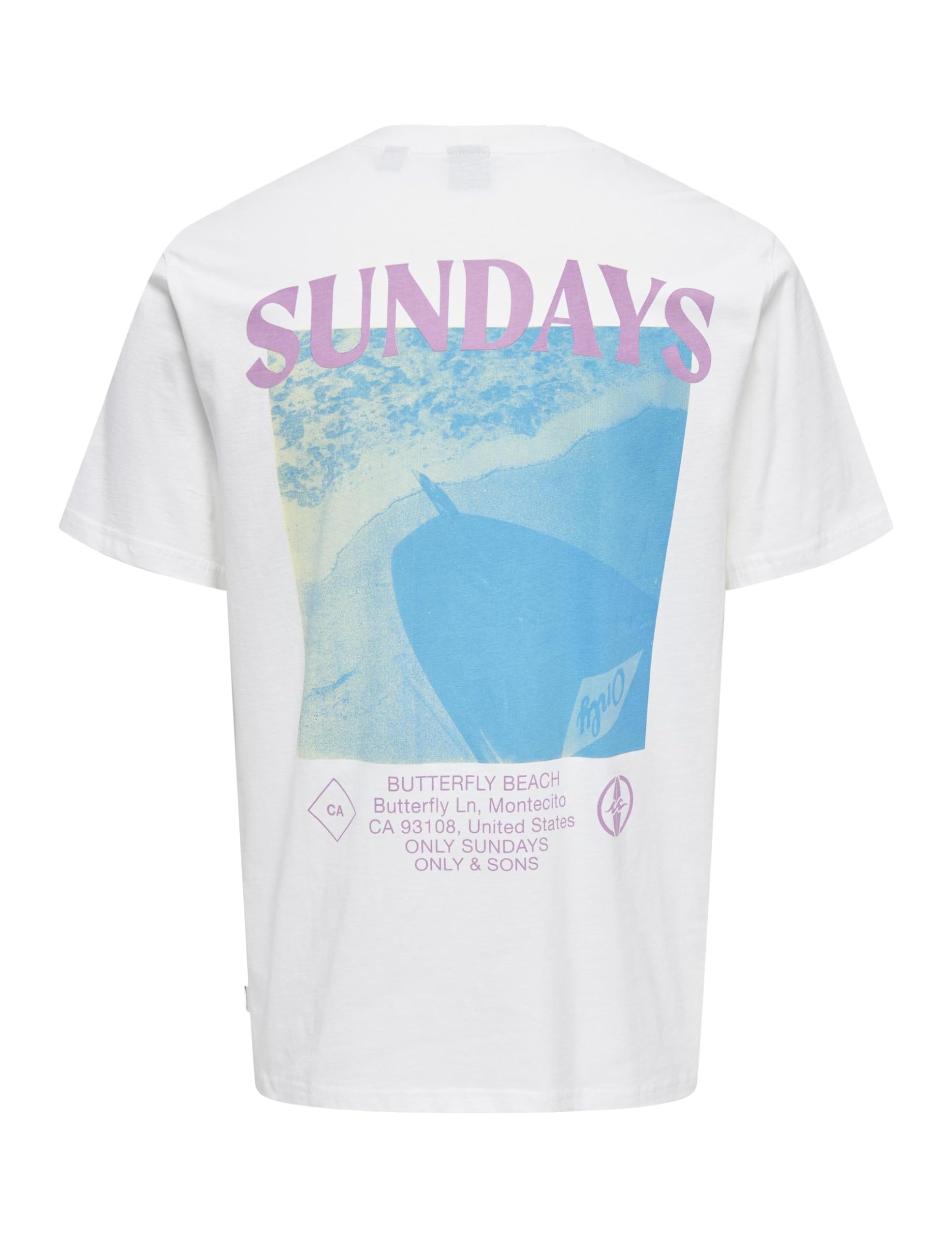 Only & Sons Onskye T-shirt Uomo Cloud Dancer Deriva M