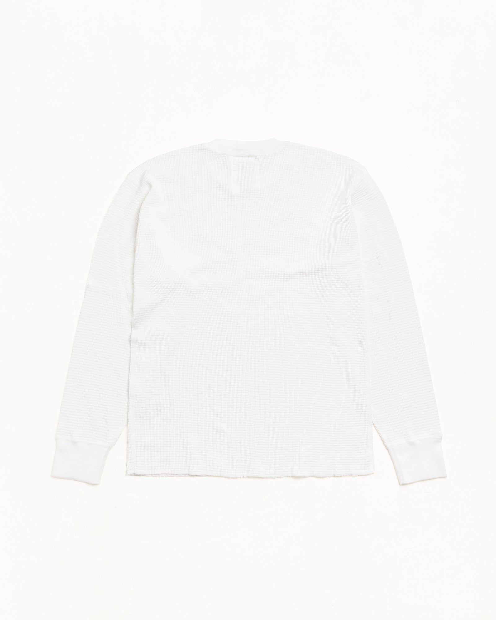 Stussy Pigment Dyed Thermal maglia manica lunga bianca