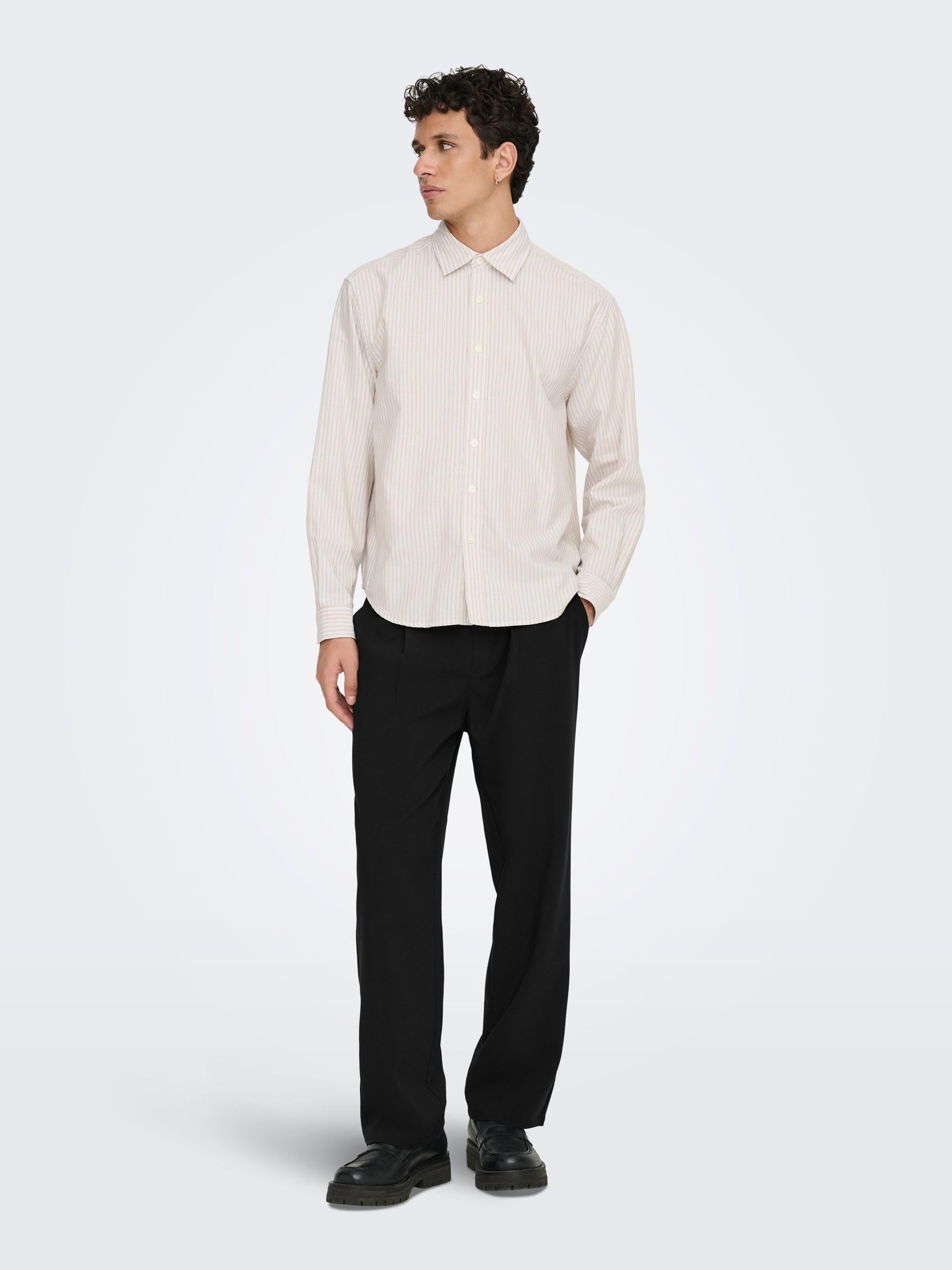 Only & Sons Onswill 0292 pantaloni larghi uomo nero