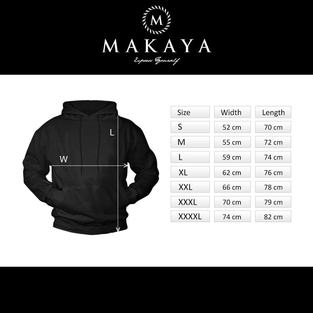 Makaya Felpa Uomo Zombie Evolution Cappuccio M Nera