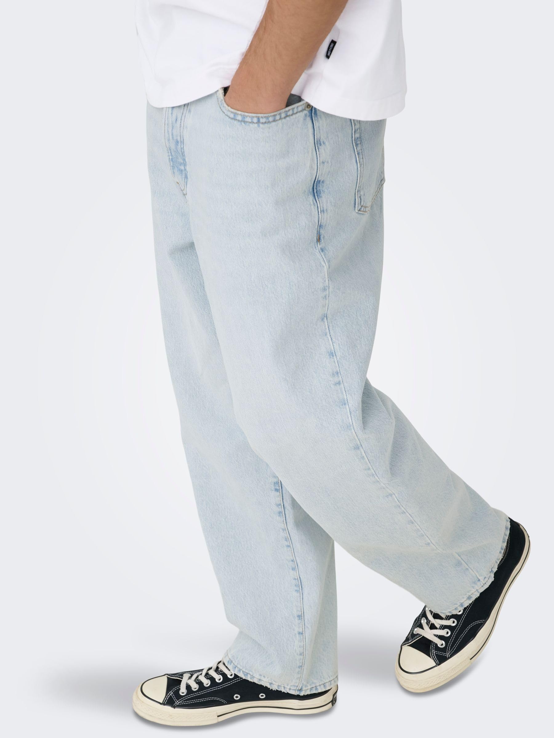 Only & Sons Onsfade Loose Jeans Denim 32W/32L Blu