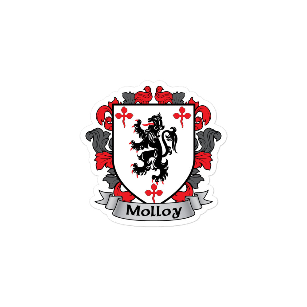 7.62 Design Automotive Molloy Irish Coat of Arms sticker vinile 3"x3"