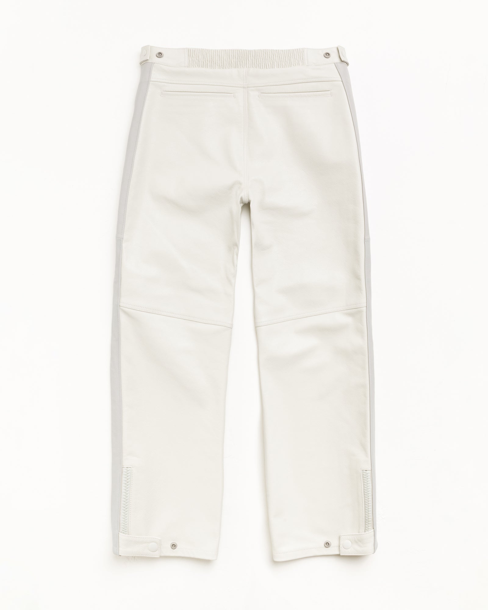Stussy Pantaloni Moto pelle Bone classic fit zip uomo
