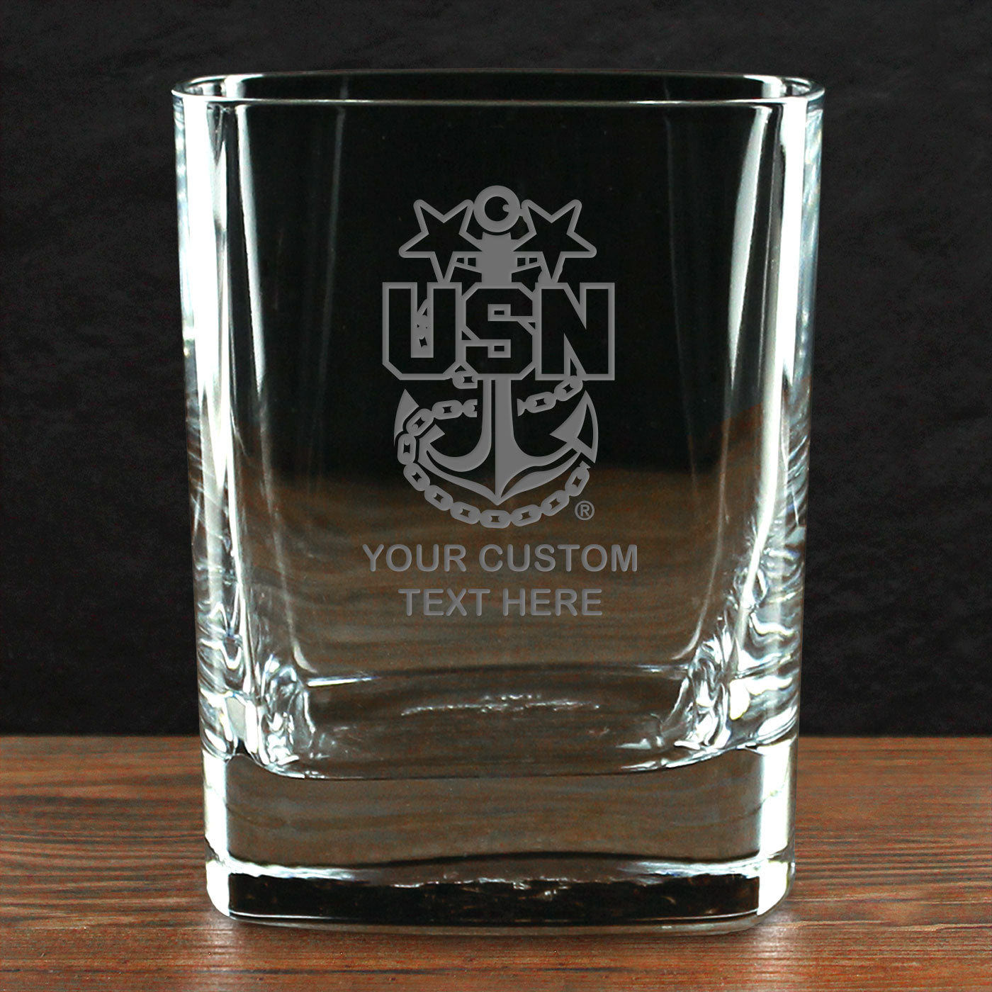 7.62 US Navy bicchiere whiskey 335ml Eagle personalizzato