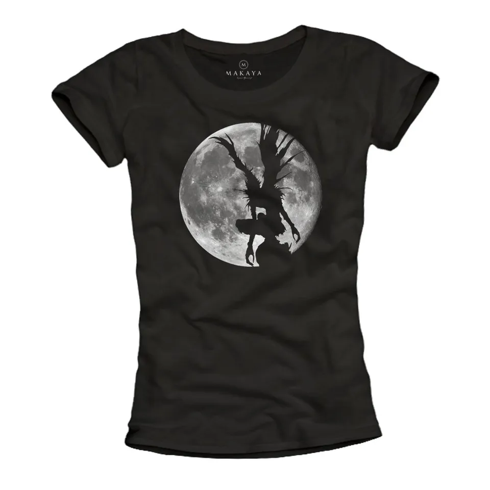 MAKAYA Ryuk T-Shirt Donna L Anime Cotone Nerd