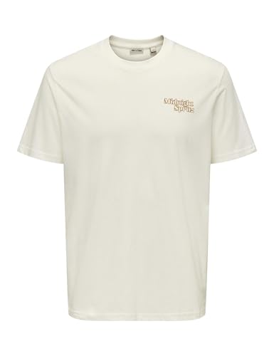 ONLY & SONS Onschris Life Reg SS Tee t-shirt uomo nero L