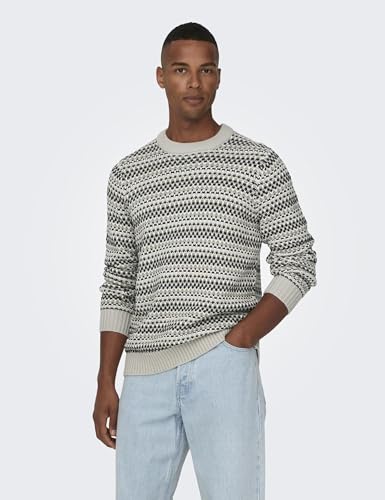 ONLY & SONS Maglieria Onsmusa Pullover Uomo S blu navy