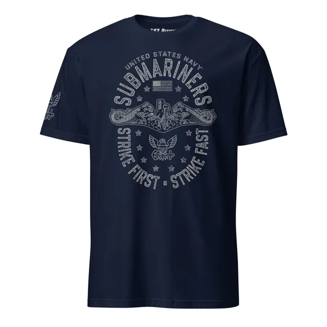 7.62 Design Navy Submariners maglietta cotone blu navy