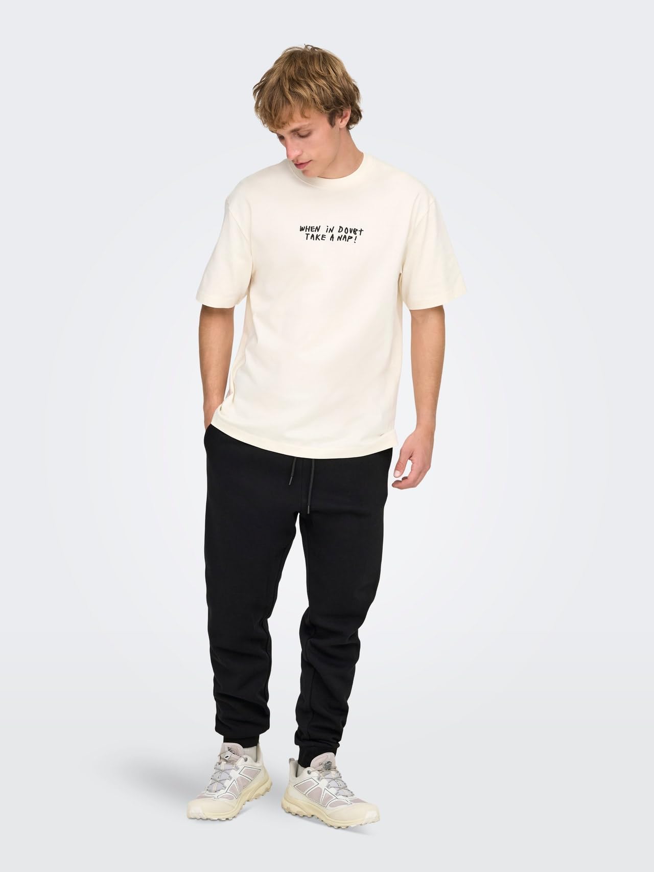 Only & Sons Onsceres Pantaloni Tuta Nero Regular Fit