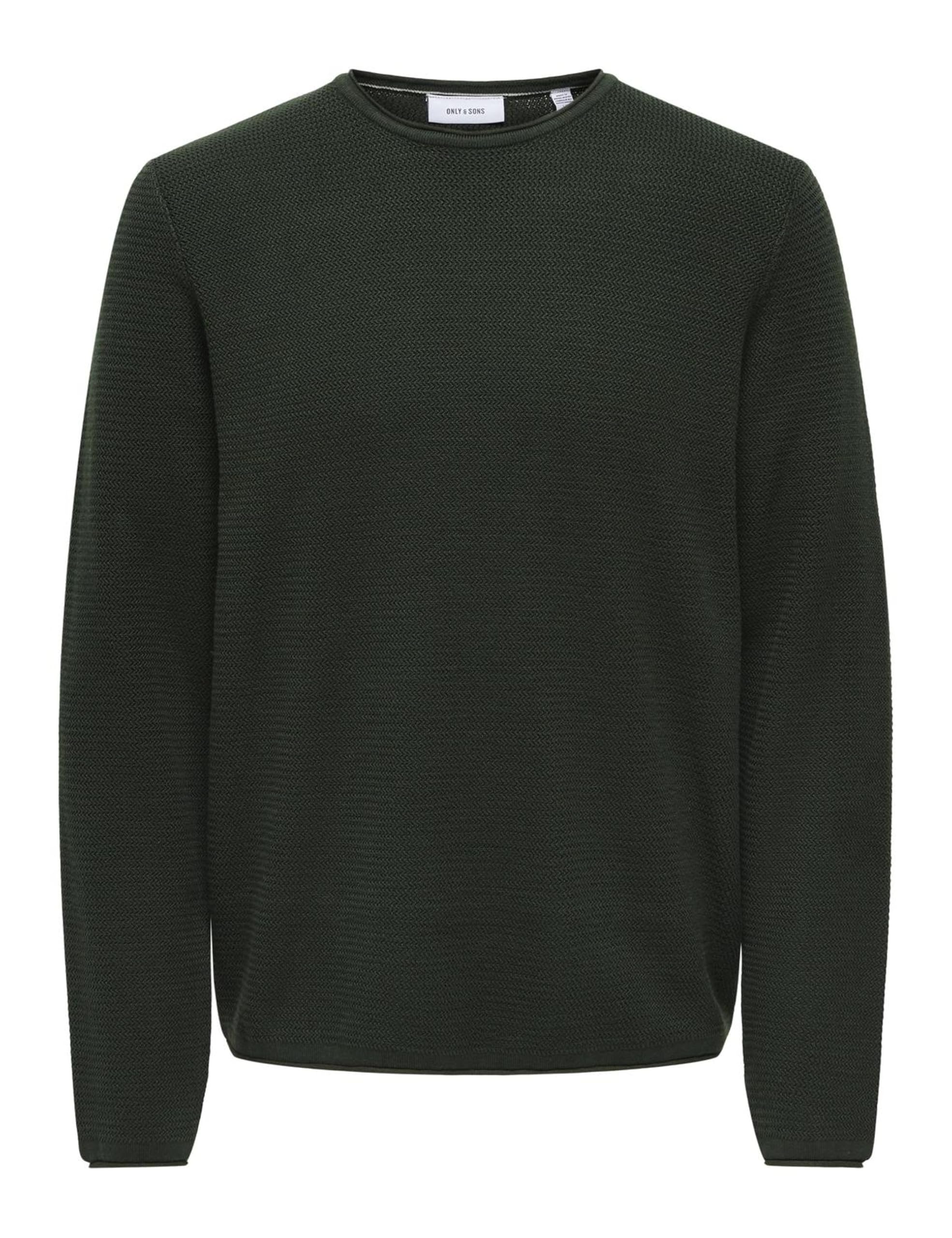 Only & Sons Onseric Pullover Maglione Uomo Nero Girocollo