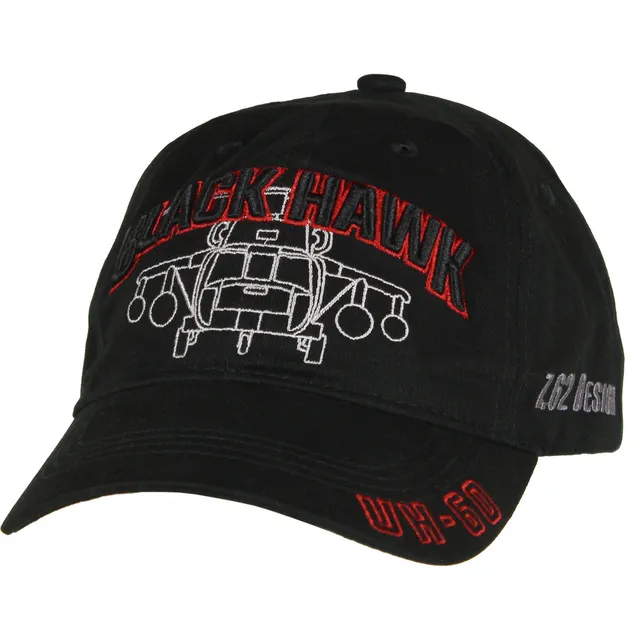 7.62 Design UH-60 Black Hawk cappellino nero cotone taglia unica