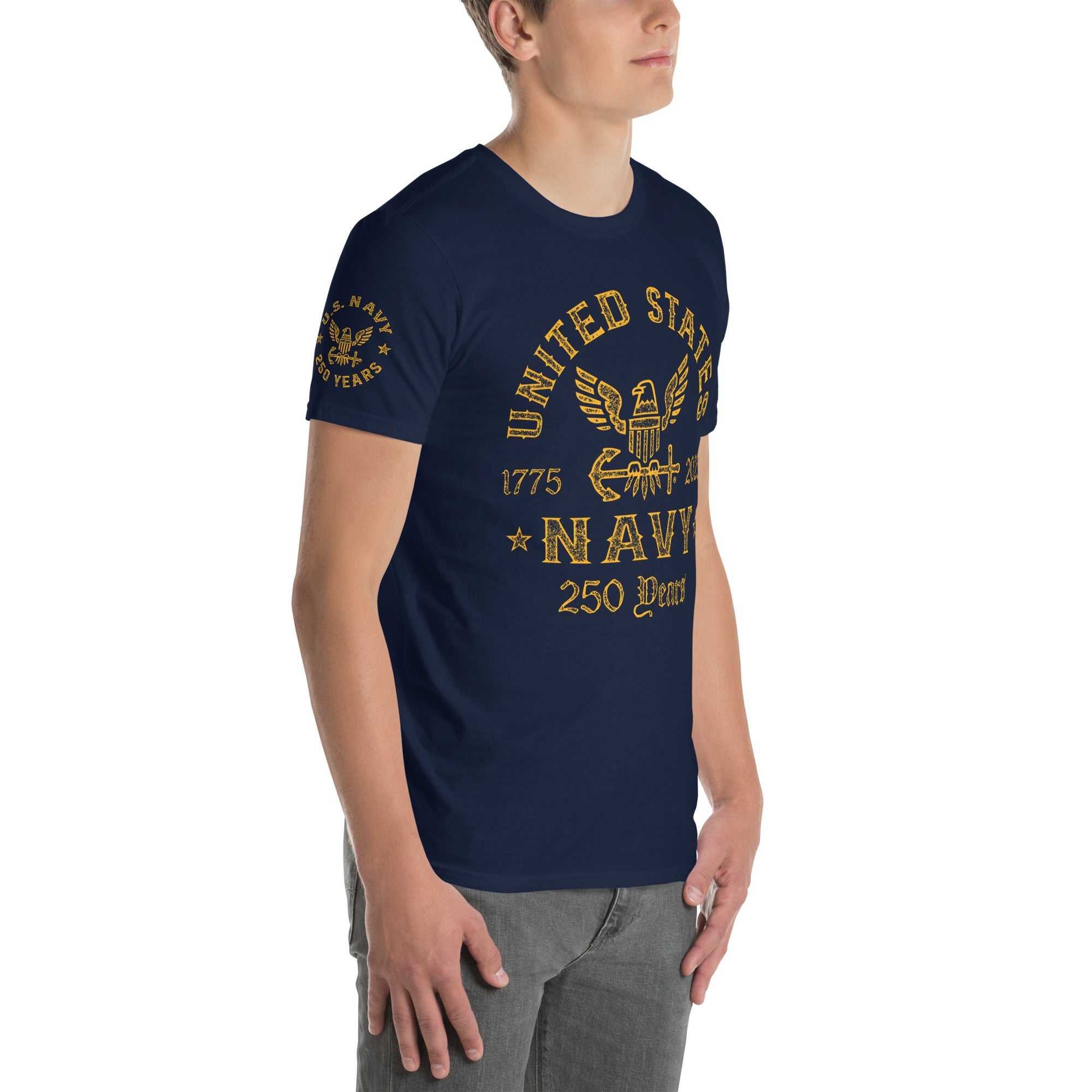 7.62 Design Navy 250th Birthday maglietta cotone nero