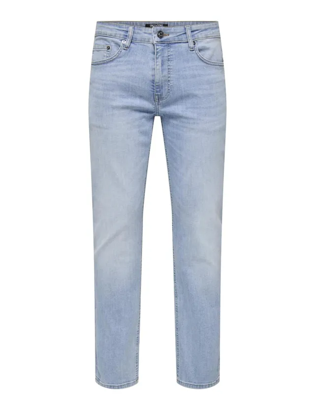 Only & Sons Onsedge jeans uomo stretch nero
