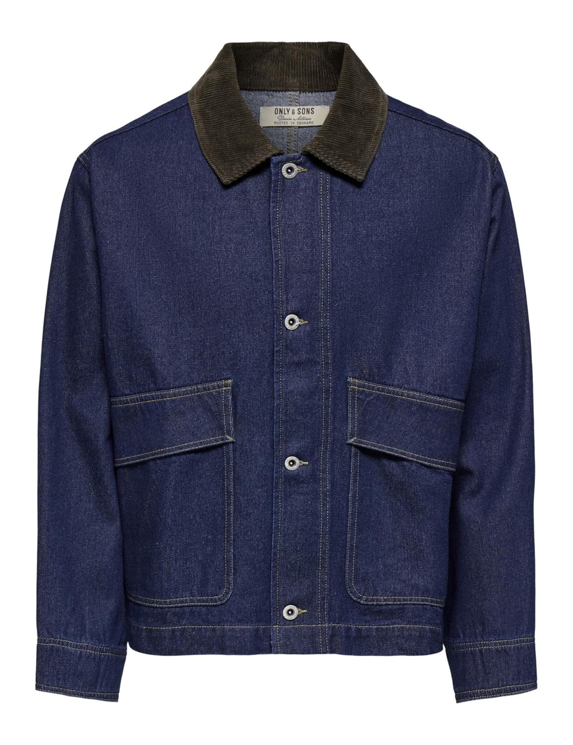 Only & Sons Onskaizen Rinse Giacca Denim Uomo XL Bottoni