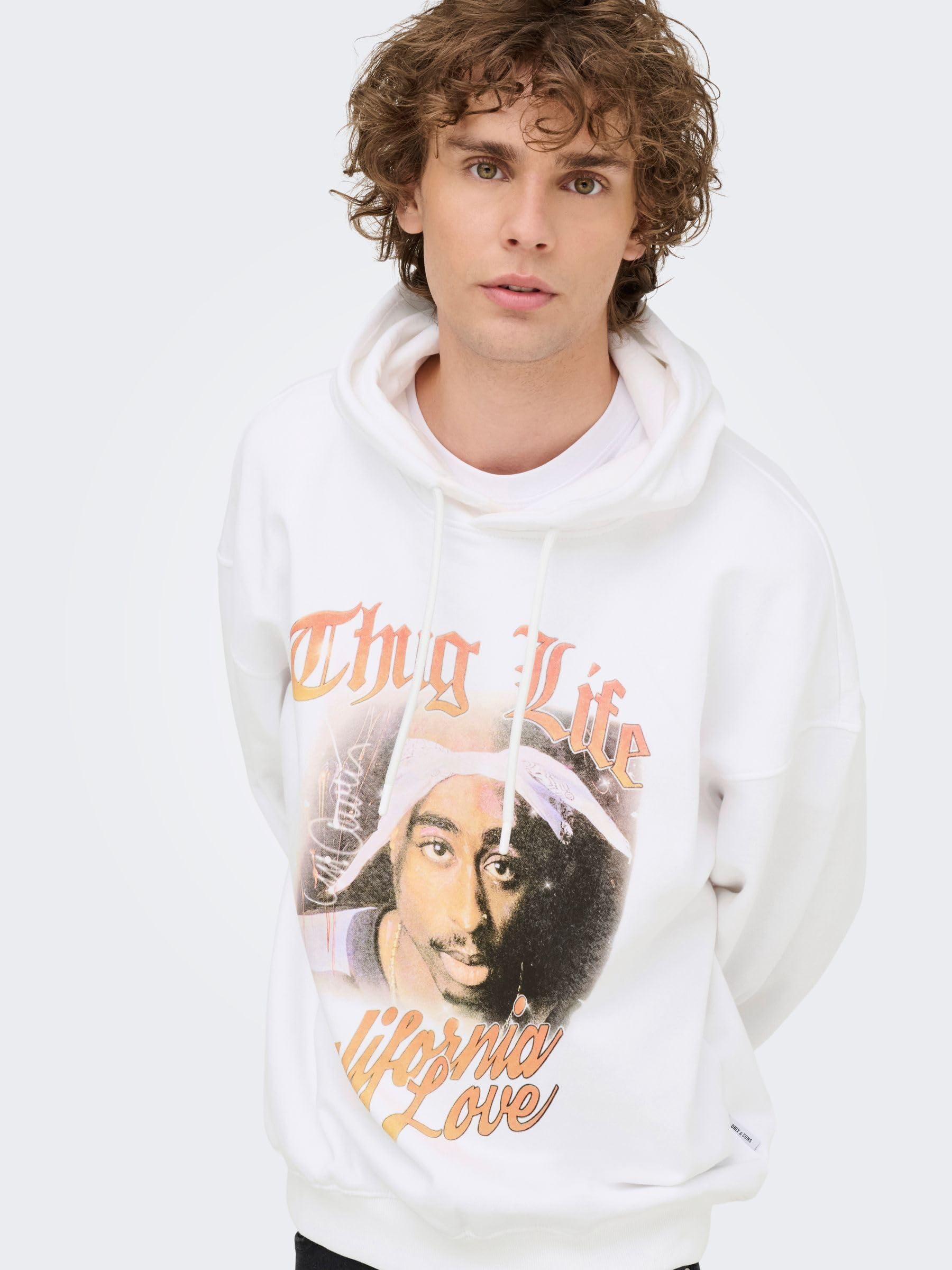 ONLY & SONS Onstupac Felpa Uomo M girocollo cotone regular fit