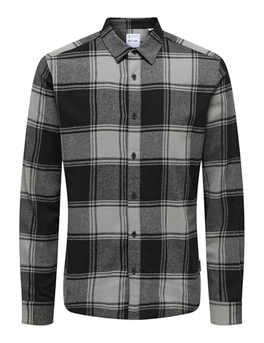 Only & Sons Onsphil LS Checked Camicia Uomo a Quadri XXL