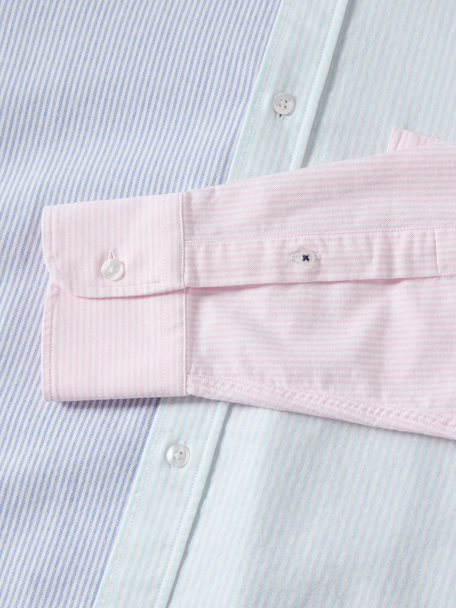Robert Talbott Harrison camicia Navy Aqua Pink M cotone