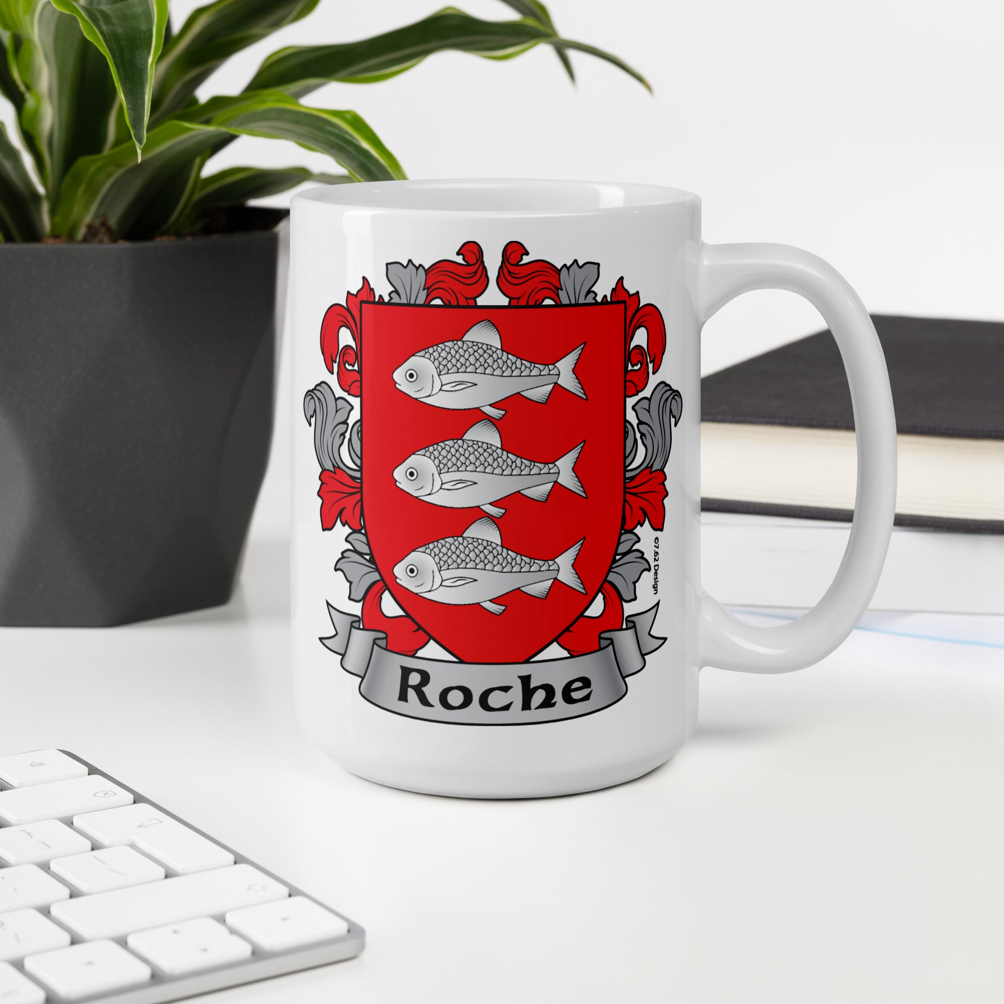 7.62 Design Roche tazza ceramica 440 ml stemma irlandese