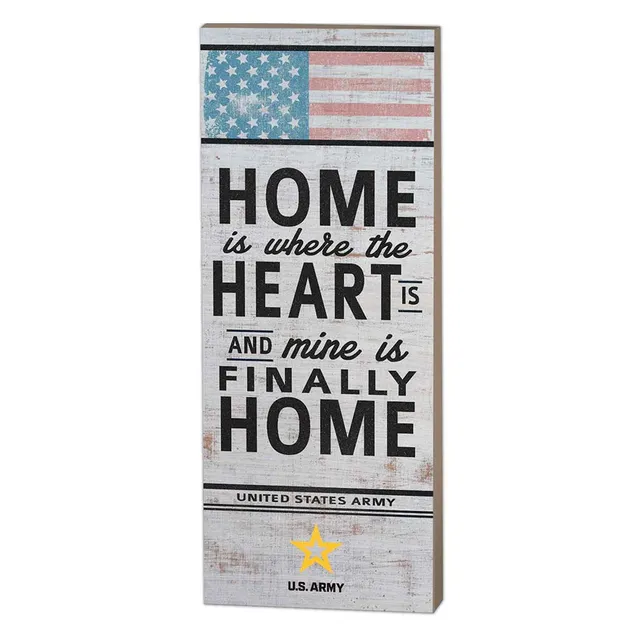 7.62 Design Army Home Targa Legno 18x46cm Esercito