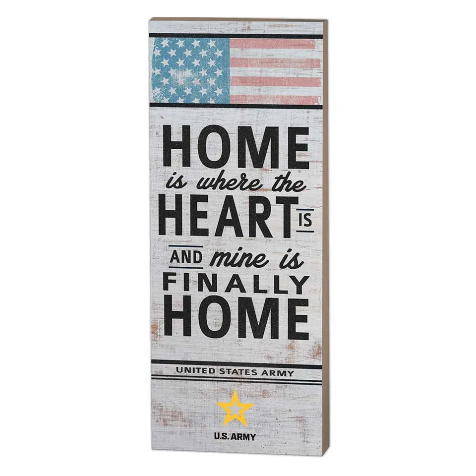 7.62 Design Army Home Targa Legno 18x46cm Esercito