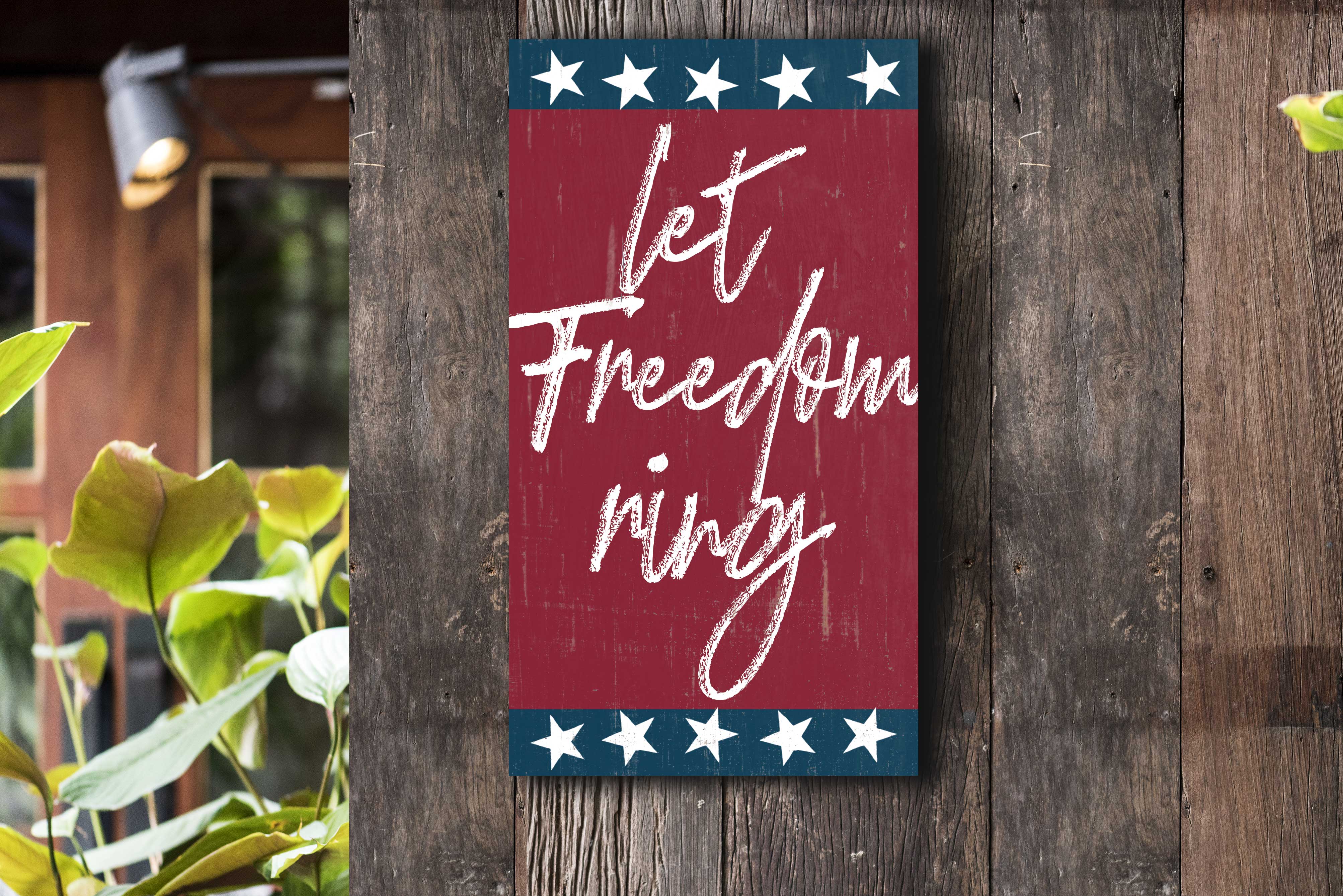 7.62 Design Home Let Freedom Ring targa 28x51 cm PVC