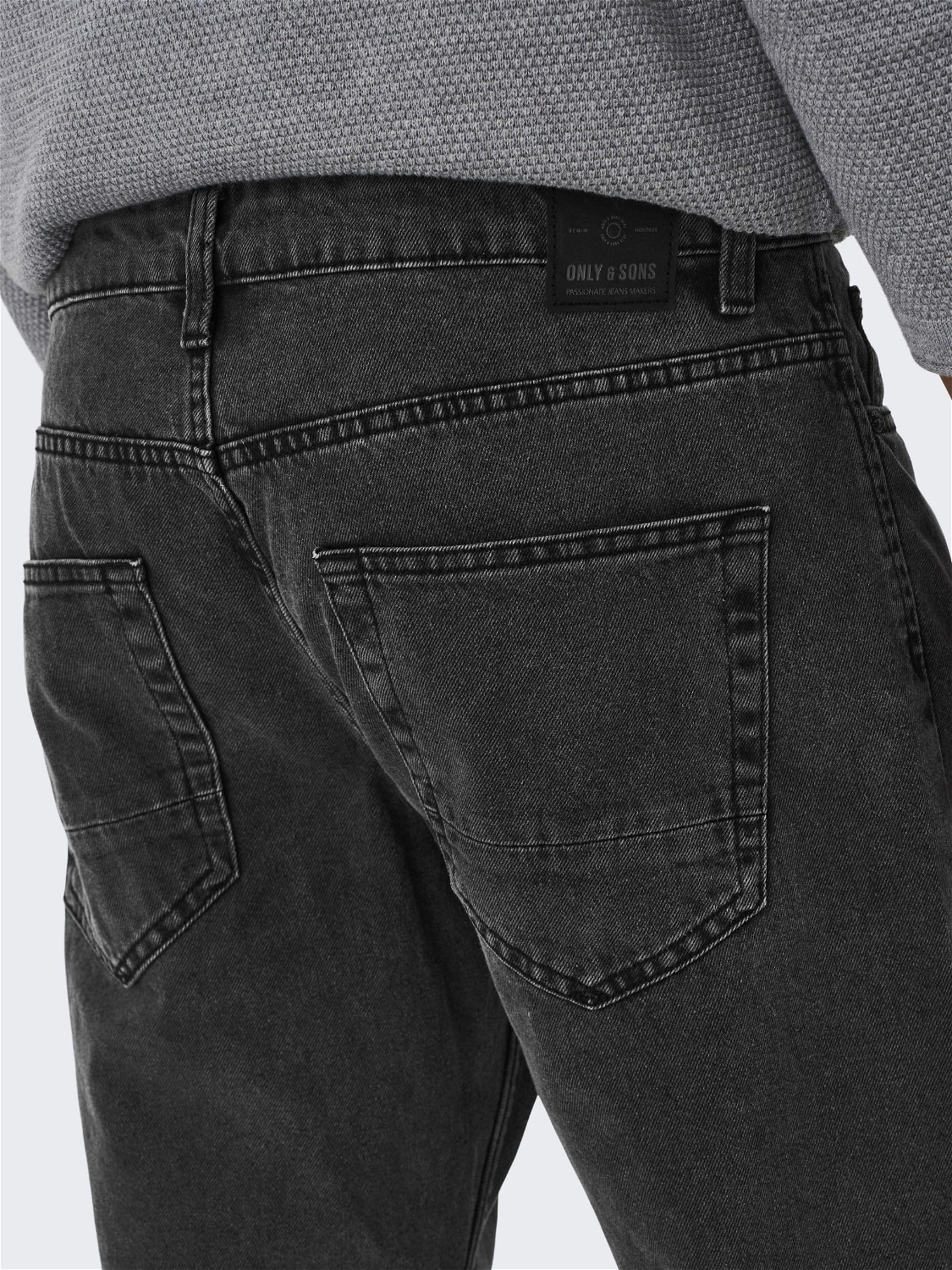 Only & Sons jeans uomo nero denim 29W/32L slim