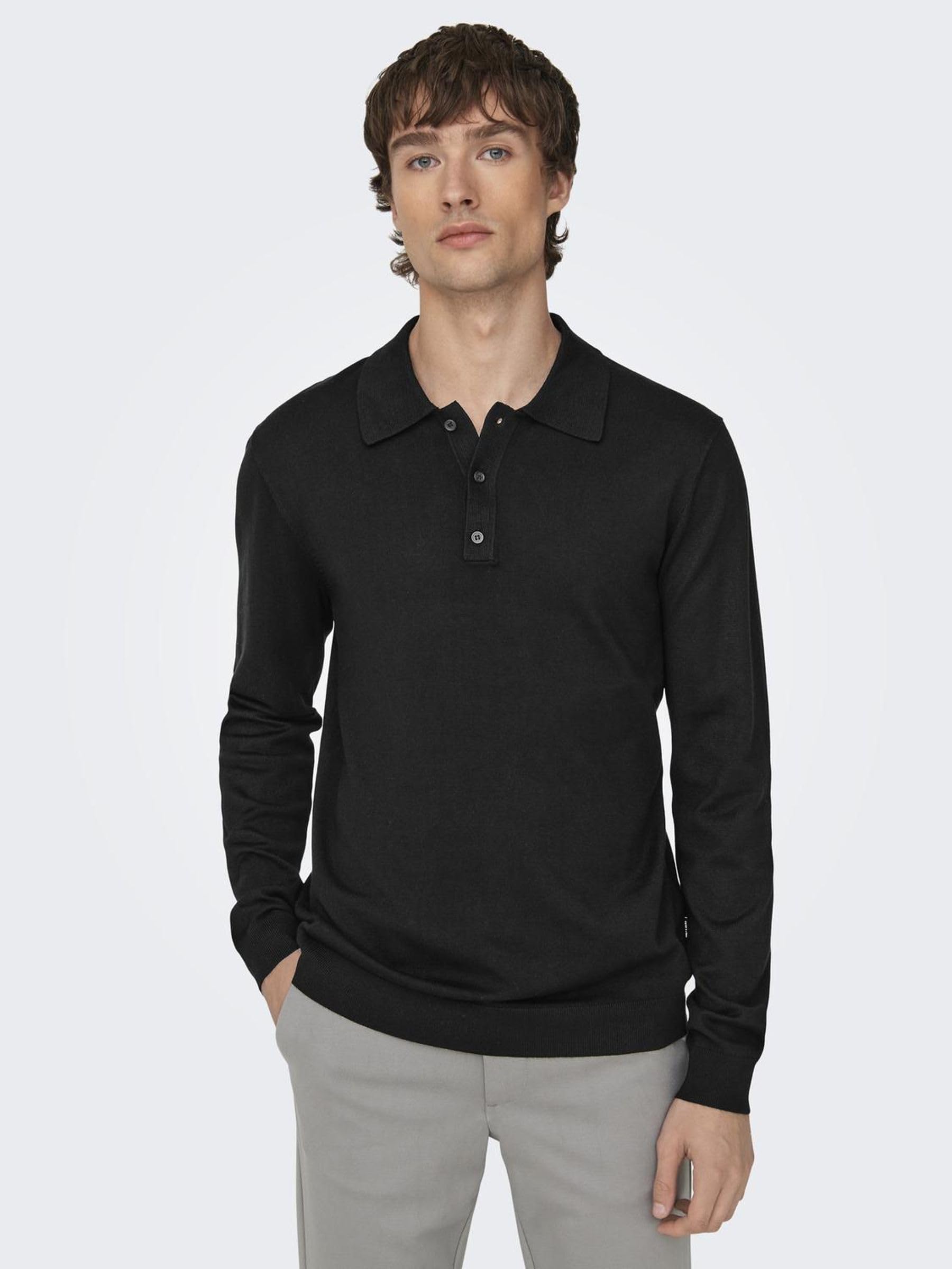 Only & Sons Onswyler Polo uomo XL manica lunga