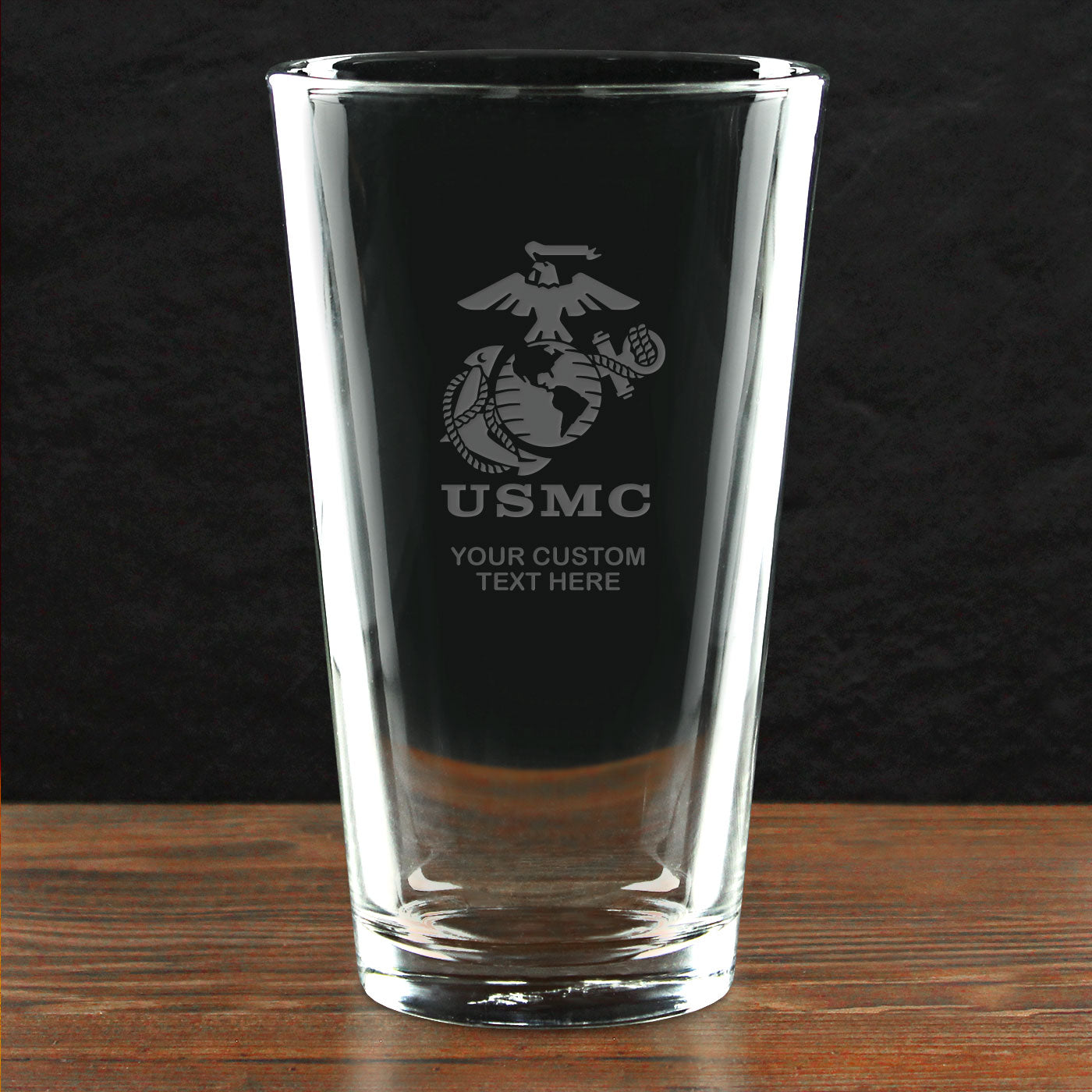 7.62 Design USMC bicchiere pinta 473 ml personalizzato EGA