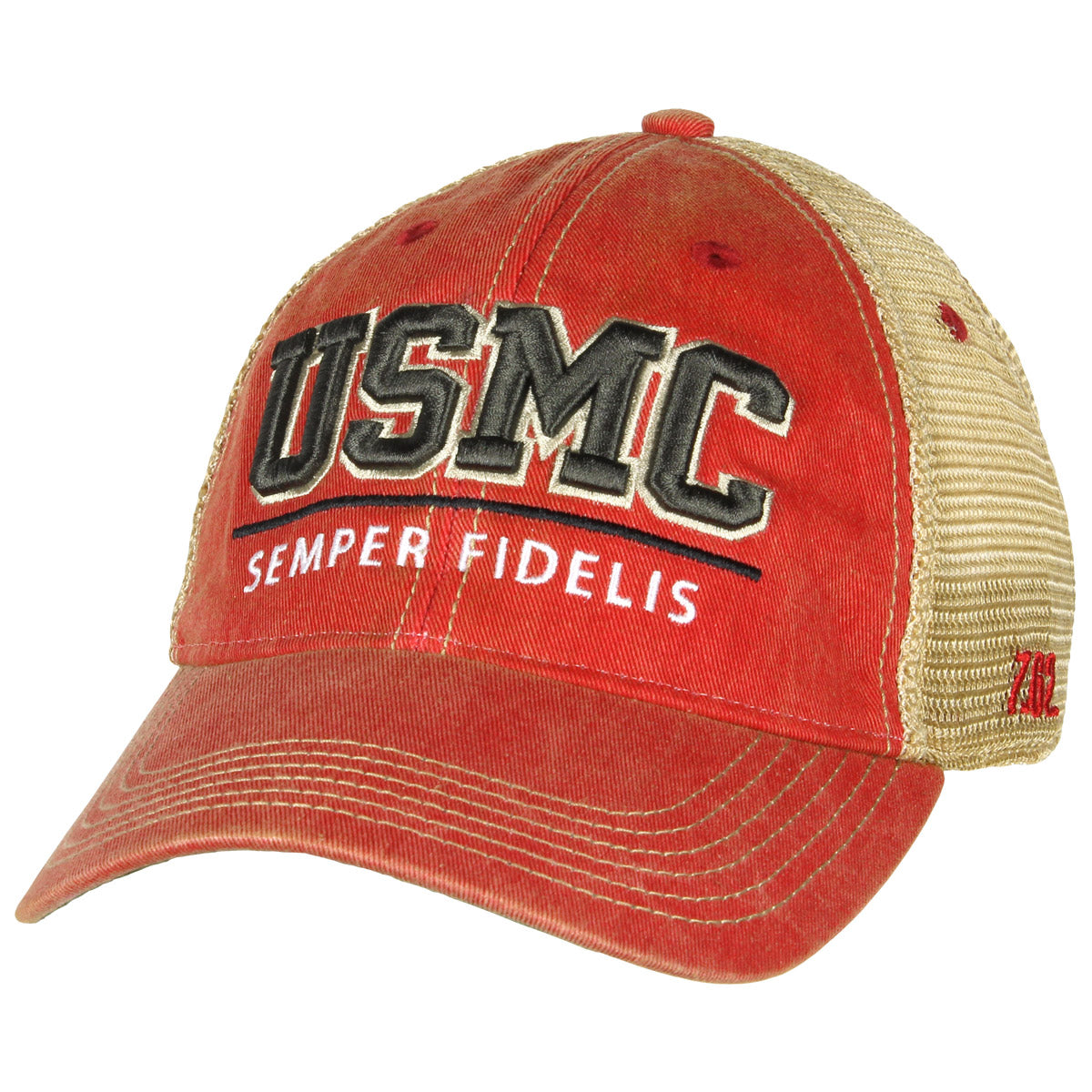 7.62 Design USMC Semper Fidelis Cappellino Trucker Rosso