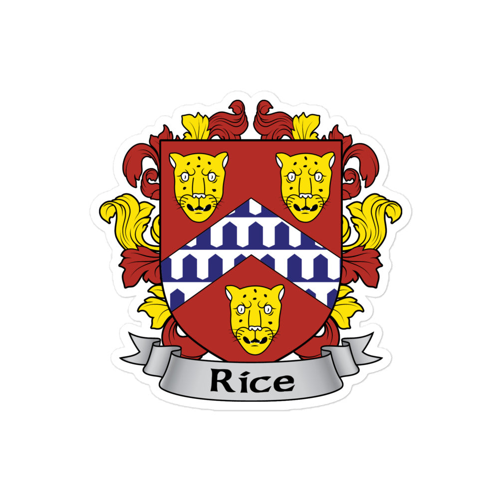 7.62 Design Rice Adesivo Vinile Stemma Irlandese 7,6 cm
