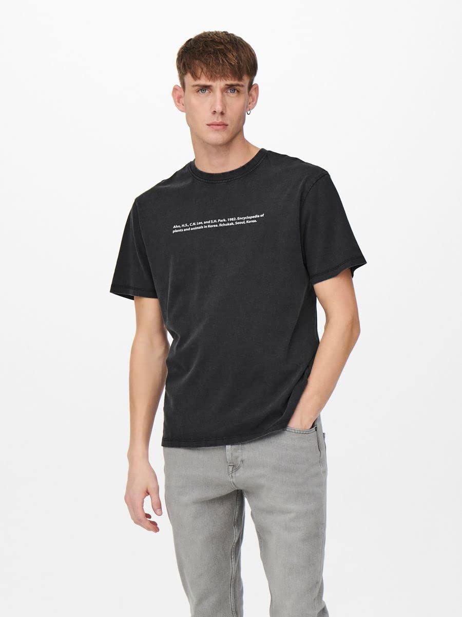 ONLY & SONS Onscarter Life T-shirt cotone washed relaxed