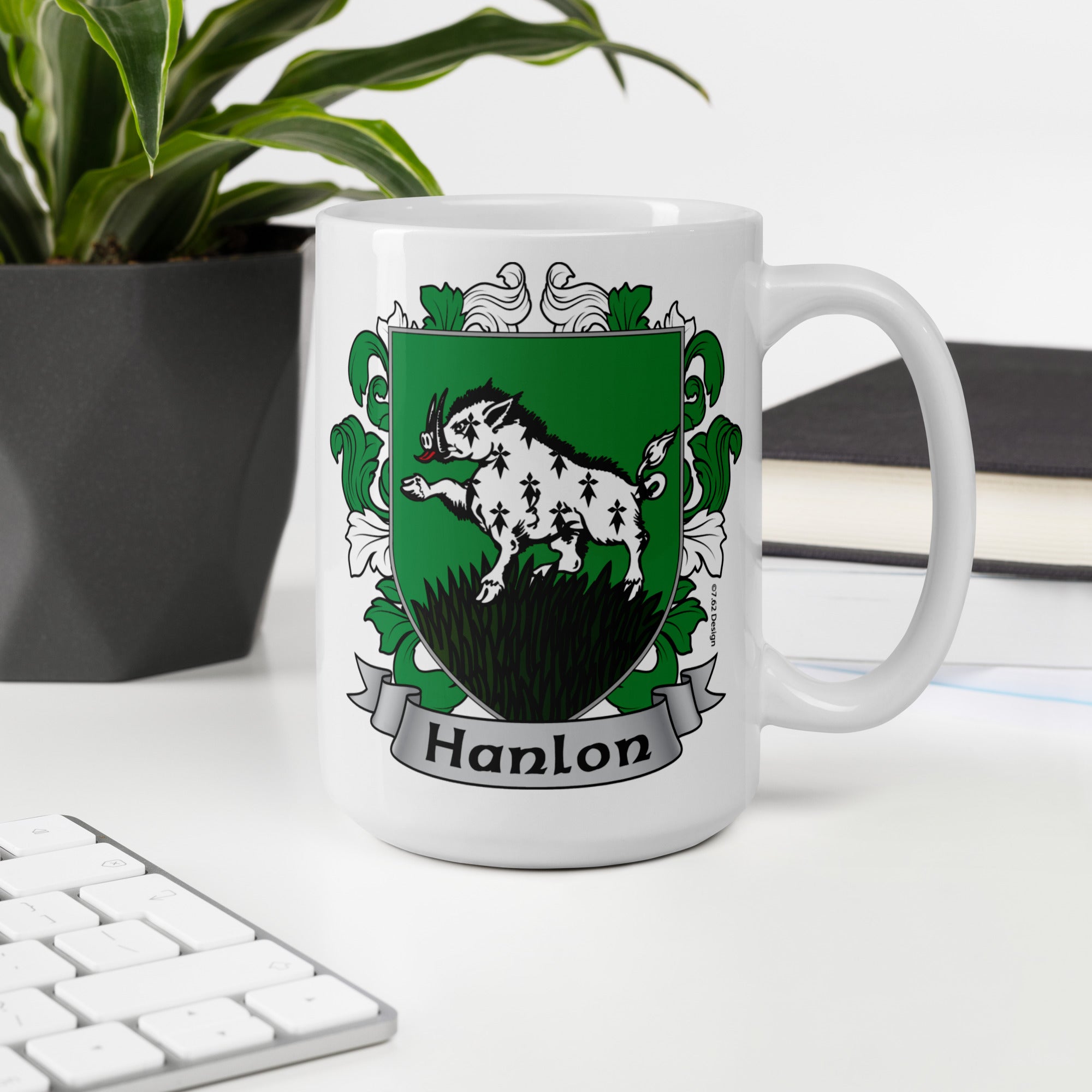 7.62 Design Drinkware Hanlon Irish Coat of Arms tazza ceramica 443ml