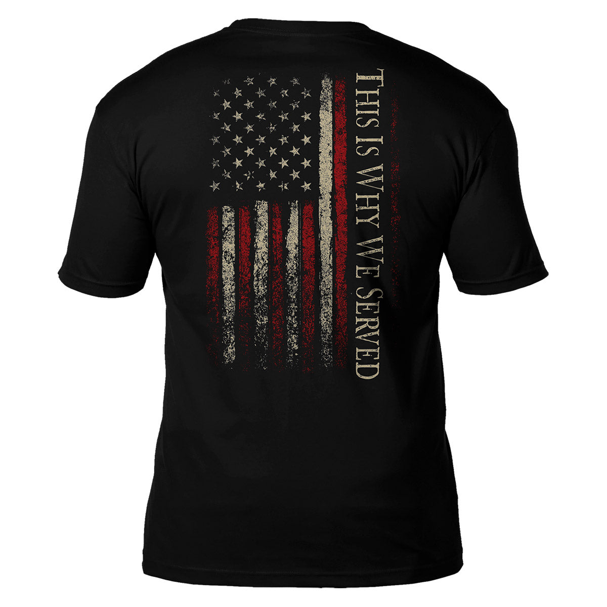 7.62 Design Veterans Why We Served T-Shirt nera cotone