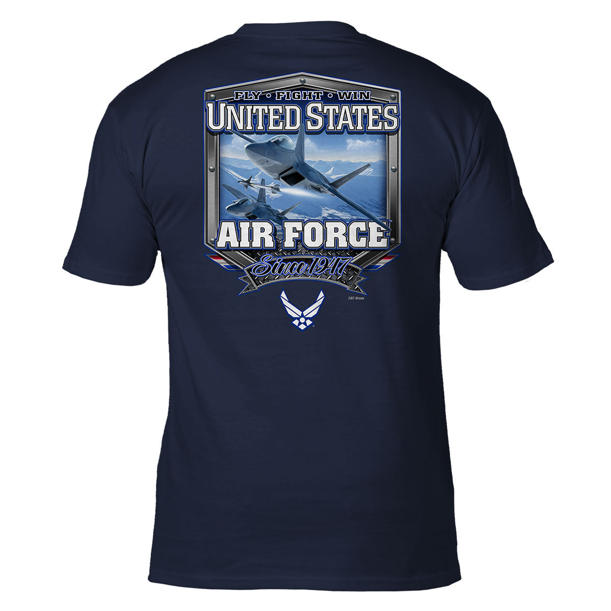 7.62 Design Air Power t-shirt uomo navy L cotone