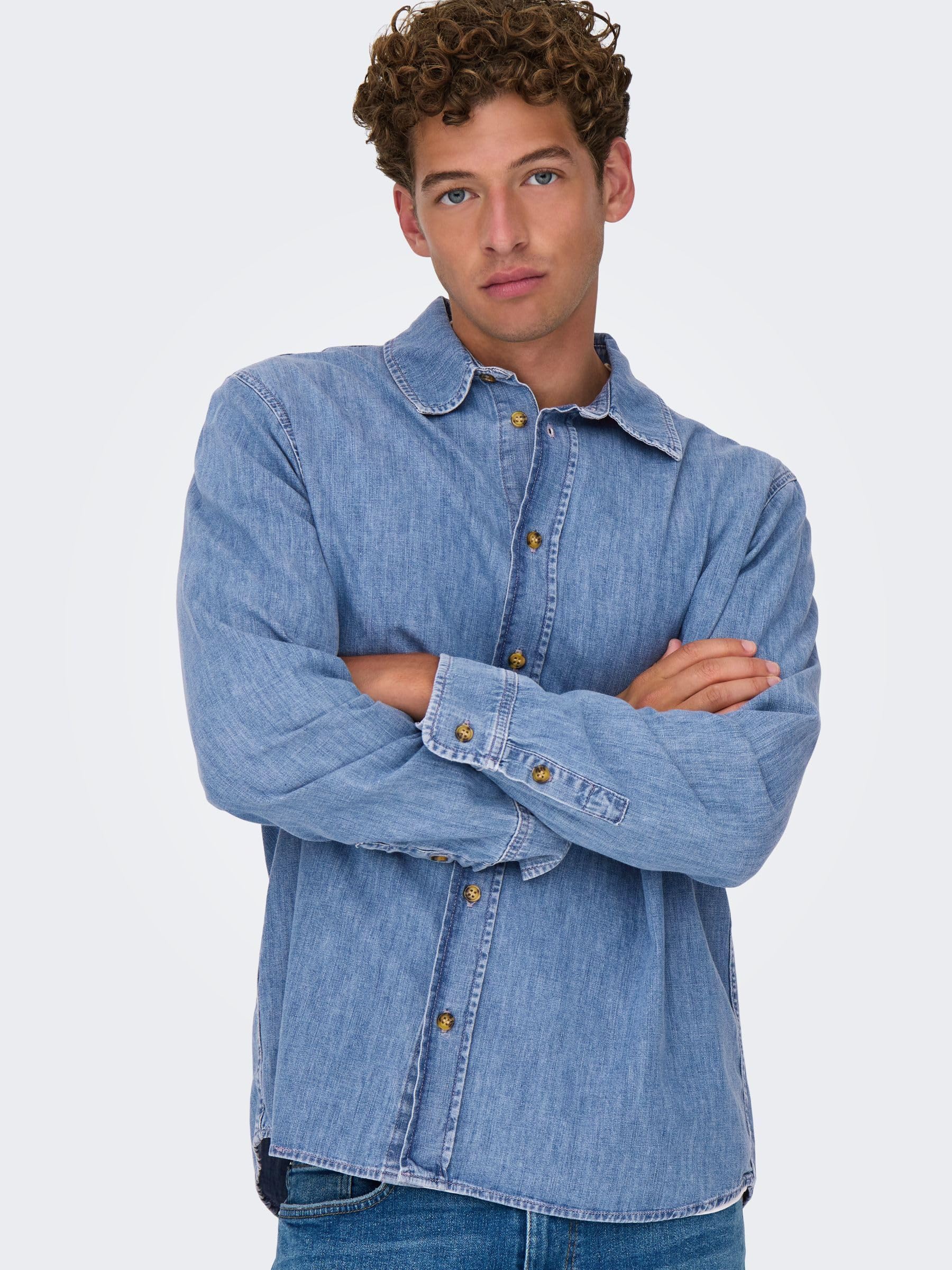 Only & Sons Onsean Camicia Uomo Cotone Taglia L