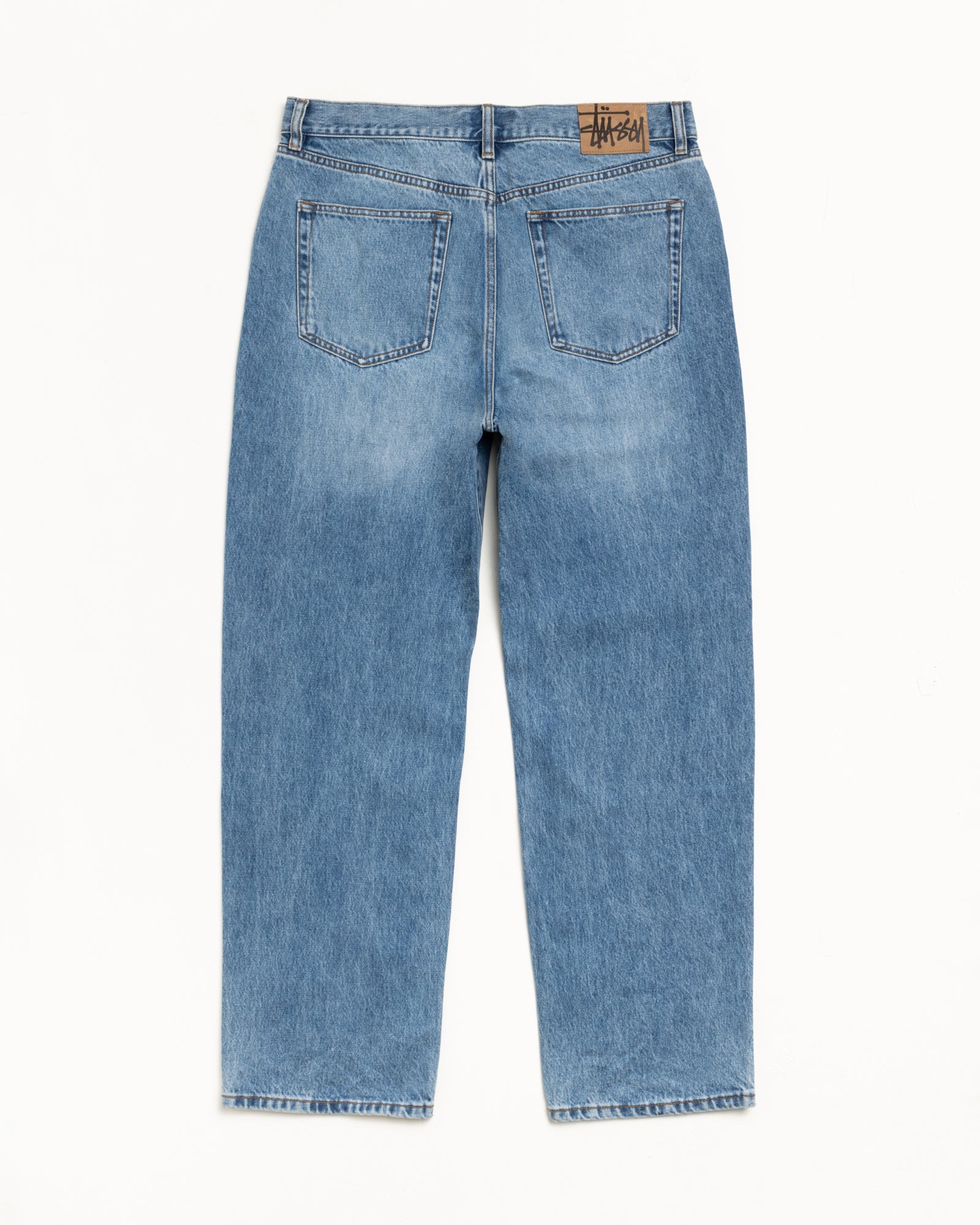 Stussy Big Ol Jean denim indaco stone wash 14,5 oz