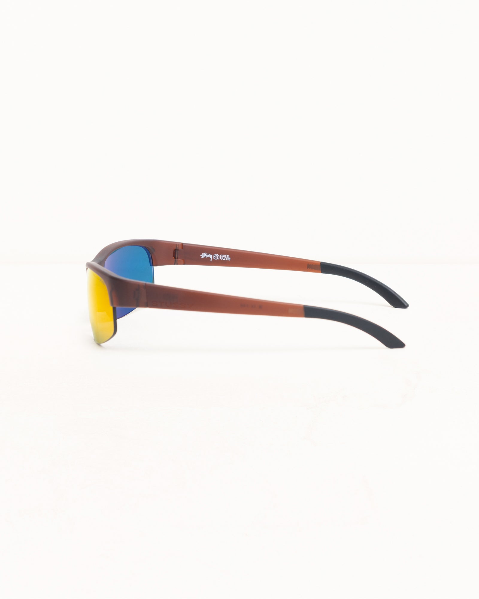 Stussy Hiro Sunglasses occhiali sole marrone frost