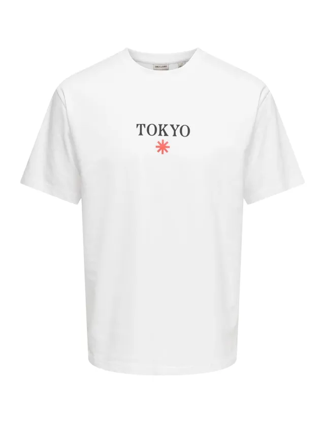 Only & Sons Onsfred t-shirt uomo bianca taglia S