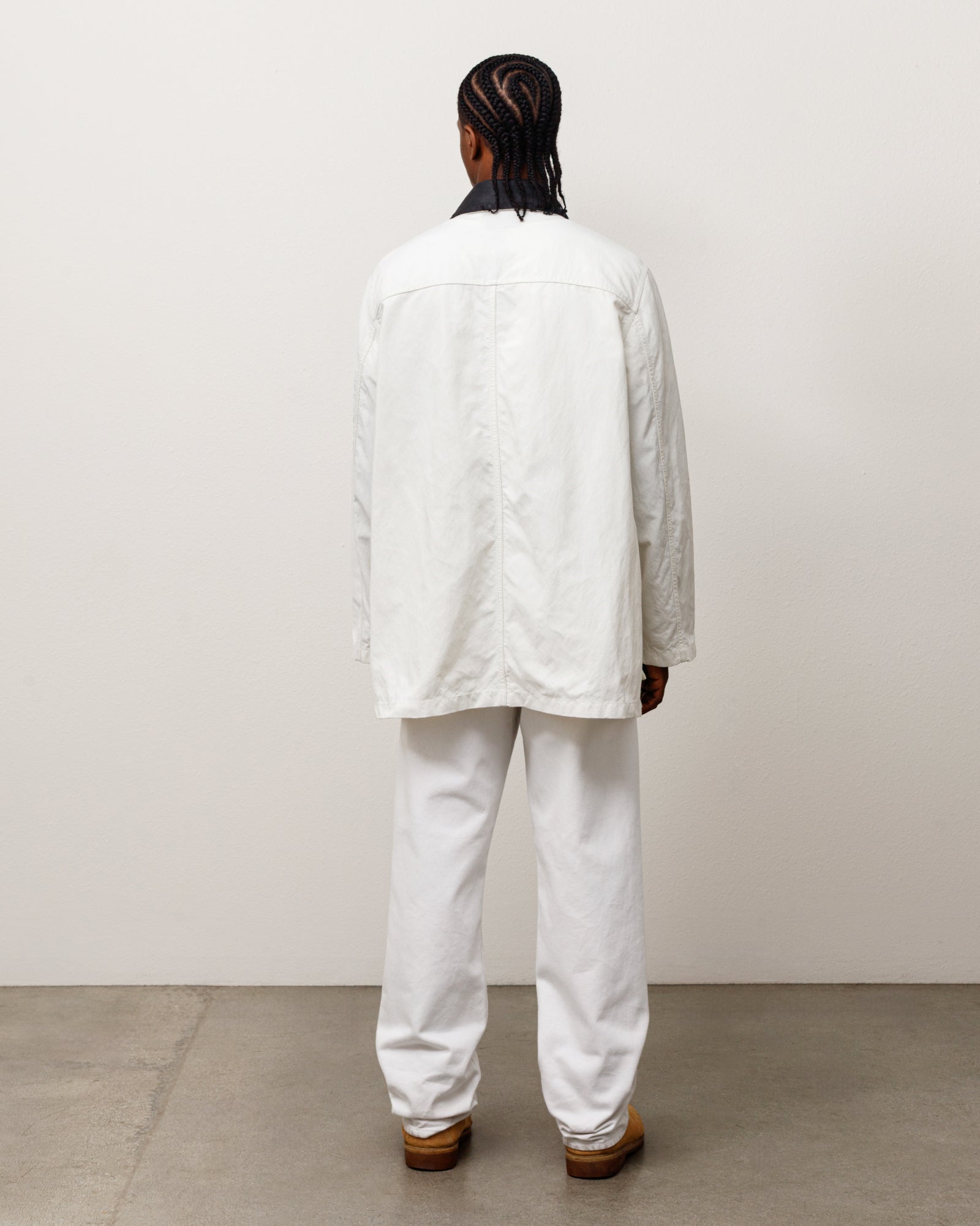 Stussy Fireman Jacket giacca nylon bone sfoderata