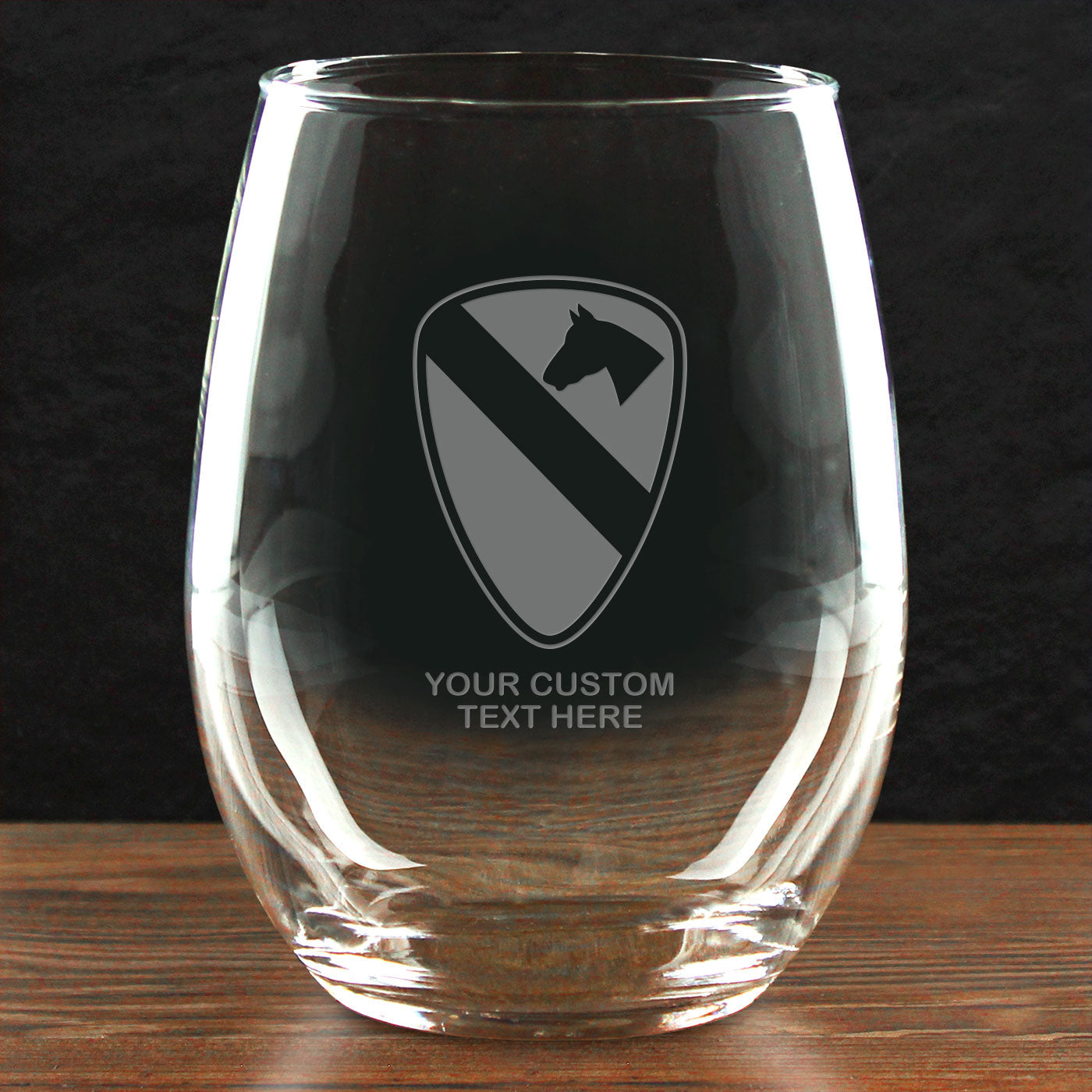 7.62 Design Army calice vino 621 ml vetro Army Logo