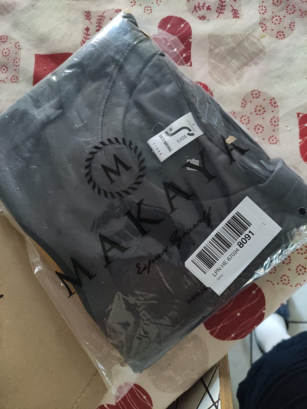 Makaya T-Shirt Uomo maglietta Goku Kame nera cotone