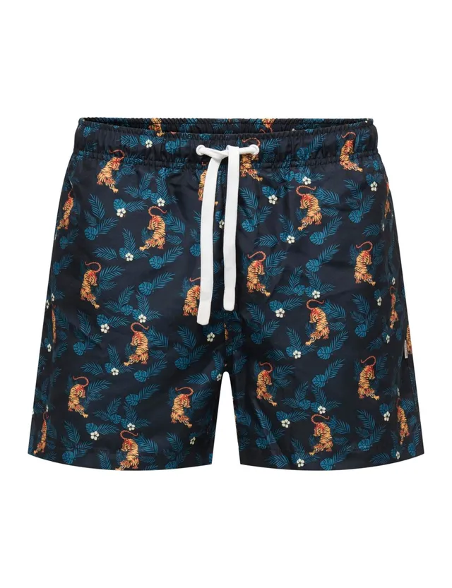 Only & Sons Onsbasile Life Swim Short pantaloncini mare nero L